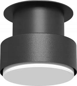 Mennyezeti spot lámpa kerek fekete spot előszoba Brosline