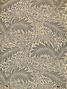 Reprodukció Larkspur, wallpaper design, 1872, Morris, William