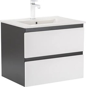 Vario Forte 60 alsó szekrény mosdóval antracit-fehér