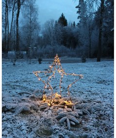 Fekete karácsonyi fénydekoráció Foldy - Star Trading