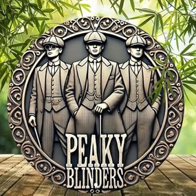 Peaky Blinders Shellby Vintage Retro fém bádog poszter Ajándék