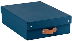 Tárolódoboz, M méret, alacsony, LEITZ Puro, óceánkék (E61480068)