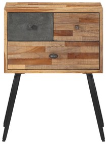 Tömör tíkfa éjjeliszekrény 47 x 31,5 x 60 cm