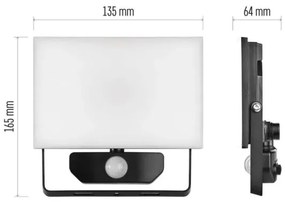 LED Reflektor érzékelővel TAMBO LED/20W/230V 4000K IP54