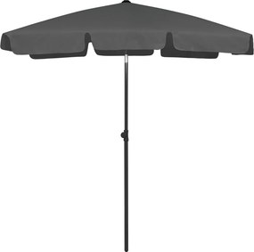 vidaXL antracitszürke strandnapernyő 180 x 120 cm