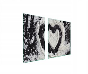 Üveg Tűzhelyvédő Főzőlap 90x52 Szív Edzett Üveg