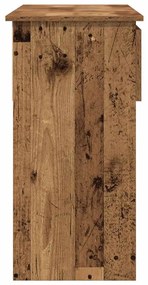 antik fa konzolasztal fiókokkal 85,5x38,5x74,5 cm