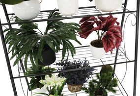 Polcállvány, 3 polcos, sötét szürke, VERUMA