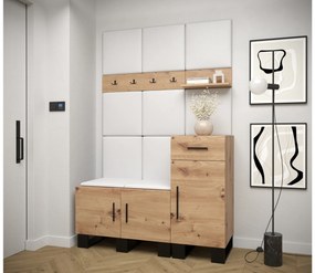Előszobabútor Amanda 5 (artisan tölgy + fehér). 1085900