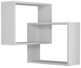 Sarki fali polc RING 68x68 cm fehér