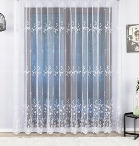 Nappali Függöny Szalaggal, Apró Virágokkal -400x255