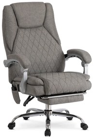 GIORGIO forgó masszázsfotel, szürke