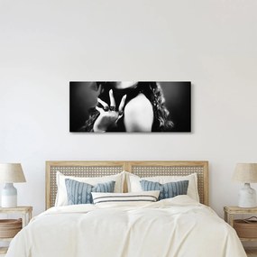 Kép - gyönyörű nő (120x50 cm)