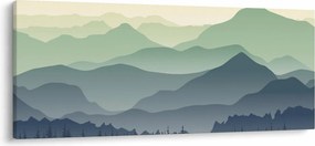Kép - Forest Mountain (120x50 cm)