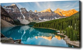 Vászonkép Tó a hegyekben 100x70 cm