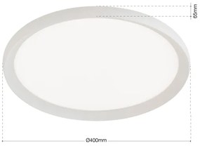 Orion - LED mennyezeti lámpatest KANT LED/30W/230V 2700/3200/4000K Ø 40 cm fehér