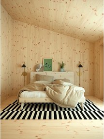 Barna borovi fenyő franciaágy ágyráccsal 160x200 cm Retreat – Karup Design