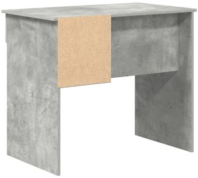 íróasztal tárolóval beton szürke 90x49.5x75 cm Mérnöki fa