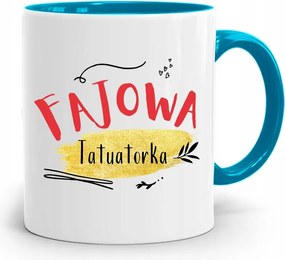 Tetoválóknak Tetováló Bögre Kék Ajándék fényképes nyomtatással