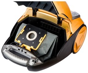 Sencor - Zsákos/zsák nélküli porszívó 4,5 l/3 l 700W/230V arany