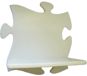 Puzzle gyerek polc (fehér)