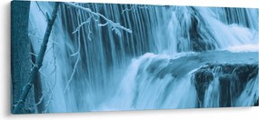 Kép - jeges vízesések (120x50 cm)