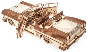 Ugears - 3D fa mechanikus puzzle Cabriolet