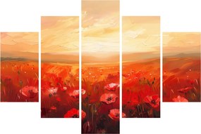 Kép - Mező pipacsok (150x105 cm)