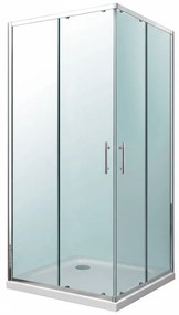 Soul 80x80 cm szögletes zuhanykabin zuhanytálcával