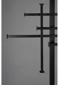 Fekete acél fogas 71x185 cm Rumex – Dutchbone