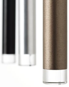 Brilliant - LED kábeles dimmelhető függeszték CEMBALO LED/32W/230V króm/fekete/barna