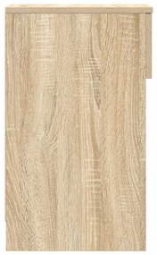 éjjeliszekrények fiókkal 2 db sonoma tölgy 20 x 36 x 60 cm