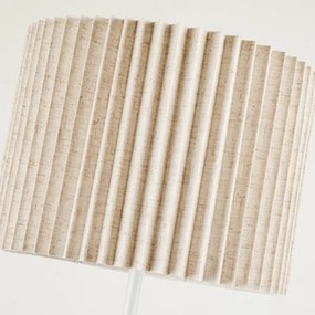 Brilagi - Állólámpa NORDIC WAVE 1xE27/15W/230V lenvászon/fehér