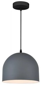 Lámpa Mennyezeti lámpatest KATILU,2041, AC220-240V,50/60Hz,1*E27,IP20,átmérő 25cm,egyes,szürke