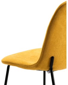 Sárga étkezőszék szett 4 db-os Renne – Marckeric