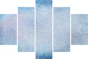 Kép - Mandalák kékszínben (150x105 cm)