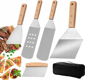 Grill Tartozék Készlet 5 Részes szabadtéri piknik grillezéshez