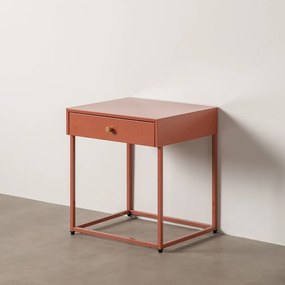 Terrakotta színű éjjeliszekrény Nara – Ixia