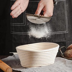 RCK Szakajtó / kenyér kelesztőtál ovális 28*14*7 cm rattan 14413