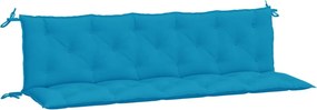 vidaXL 2 db világoskék oxford szövet kerti padpárna 180 x 50 x 7 cm