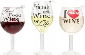 Karácsonyi dísz Borospohár mottóval, Kurt Adler