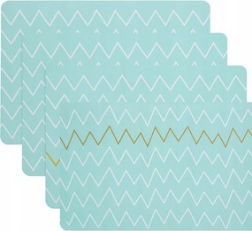 4 Db-os Asztali Tányéralátét Szett Modern Vízálló