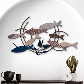 Oceano fém fali dekoráció, 105×4 cm