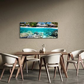 Tengerpart a trópusi szigeten képe (120x50 cm)