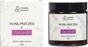 Méhviasz illatgyertya 120 ml Levendula Természetes illóolaj