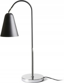 Rendl Garbo asztali lámpa fekete/króm, illesztéses, E27, 28W, modern design