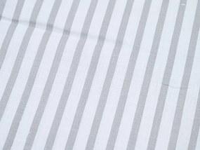 GREY LINES pamut ágyneműhuzat fehér Ágyneműhuzat mérete: 2 db 70 x 90 cm | 200 x 220 cm