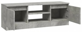 betonszürke TV-szekrény ajtóval 102 x 30 x 36 cm