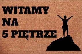 Lábtörlő A Bejárati Ajtó Alá Személyre Szabott Üdvözöljük Az Emeleten