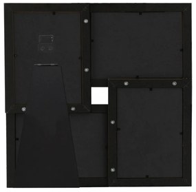 fekete MDF fényképkeretszett 4 db 10 x 15 cm-es képhez